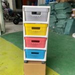 Kệ Rổ 4 Tầng Có Màu (Thùng 10)