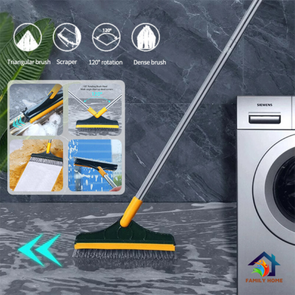 Chổi Chà Sàn Nhà Vệ Sinh Xoay 120 Độ (Thùng 100)