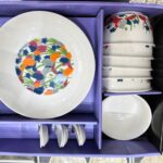 Set 13 Chi Tiết Chén Sứ Hình Tulip Tím (Thùng 10)