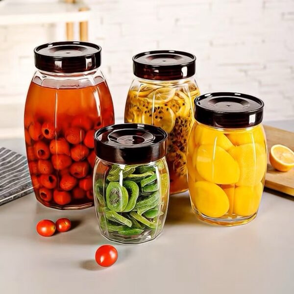 Hũ Thủy Tinh 0.9L PL30-4 Nắp Nhựa (Thùng 24)