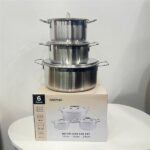 Bộ 3 Nồi Inox Shimei 16/18/24CM (Thùng 20)