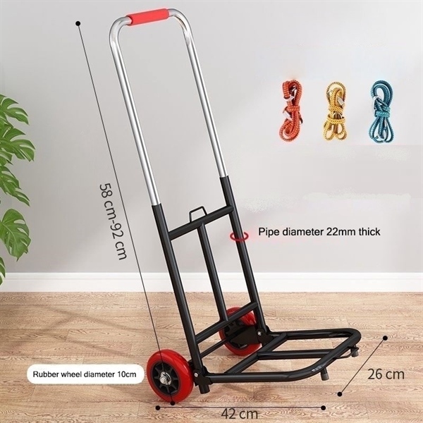 Xe Đẩy Hàng Gấp Gọn Mẫu Mới (Thùng 5)