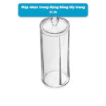Hộp Nhựa Đựng Bông Tẩy Trang