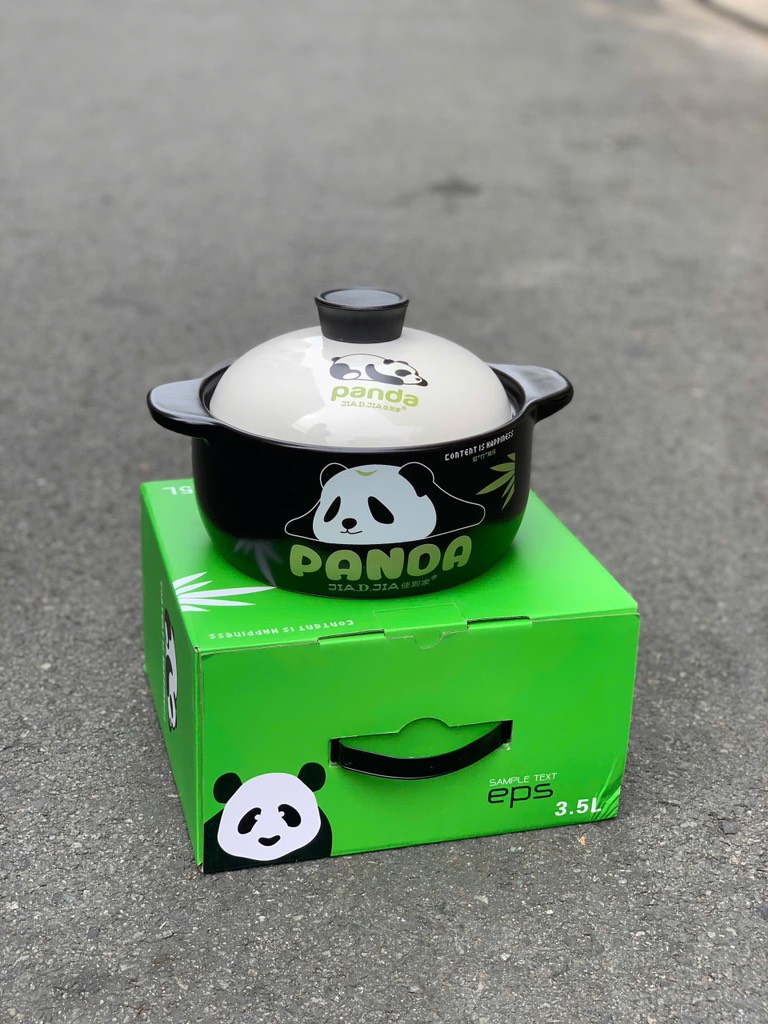 Nồi Gốm Panda (Thùng 12)