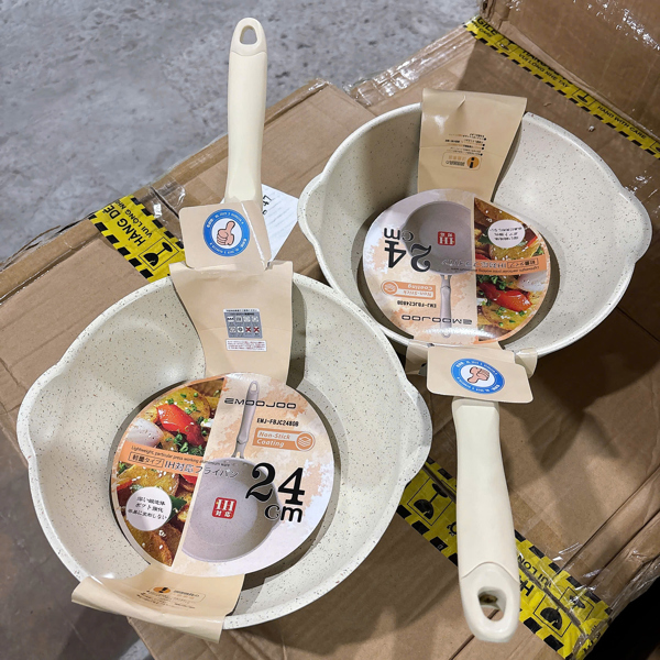Chảo Tai Trắng EMOOJOO 24cm (Thùng 30)