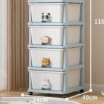 Tủ Nhựa Ngăn Kéo Hoạt Hình 4 Tầng (Bao 10)