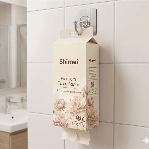 Khăn Giấy Rút Treo Tường Shimei - Thùng 4 Gói