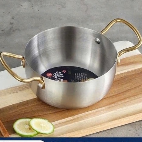 Nồi Mì Inox 18cm (TRẮNG) - (Thùng 54)