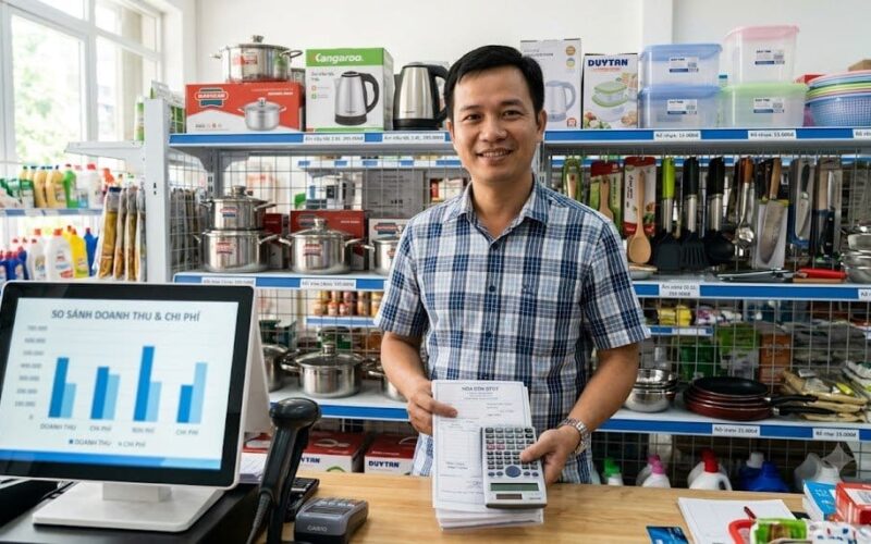 Doanh Thu Trên 3 Tỷ/Năm Từ 01/07/2026: Không Hóa Đơn Đầu Vào, Coi Như Đóng Thuế Trên Cả Doanh Thu Chứ Không Phải Lợi Nhuận