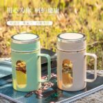 Ly Thuỷ Tinh Pha Trà Quai Cầm 450ml (Thùng 60)