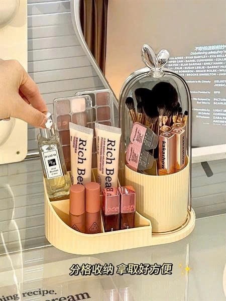 Ống Đựng Cọ Trang Điểm Chống Bụi Kèm Khay Đa Năng (Thùng 36)