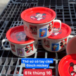thố sứ tay cầm 6 inch Mickey