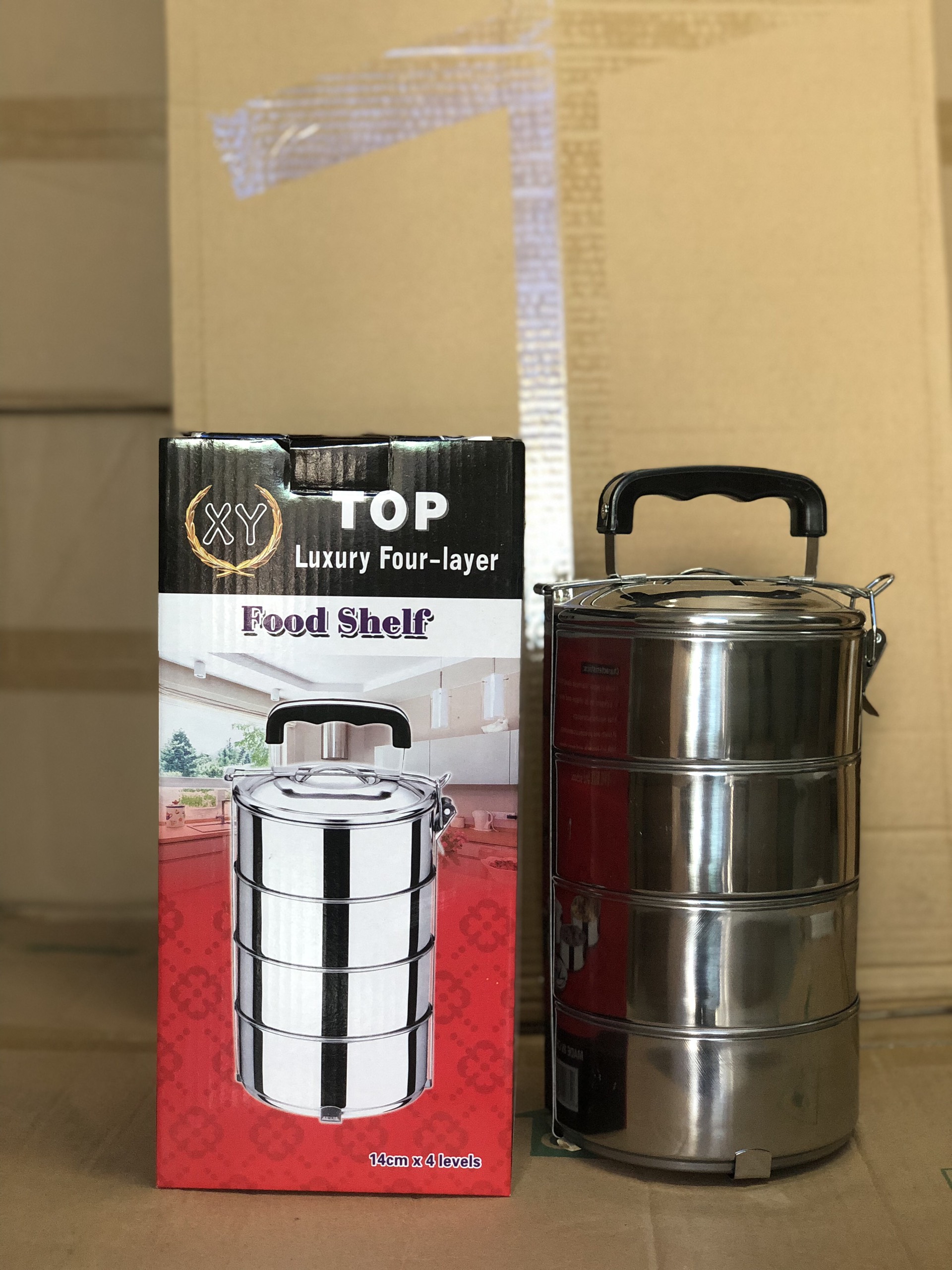 Hộp Cơm Inox 4 Tầng (thùng 30)