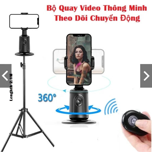 Giá Đỡ Điện Thoại Tự Chuyển Động Theo Khuôn Mặt Xoay 360 Độ