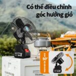 Quạt Tích Điện Công Suất Pin 10 Cell (Thùng 18)